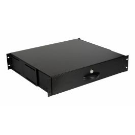 EQUIP Cajón de Servidor 19" para Armarios Rack 2U, Cerradura con Llave, Color Negro