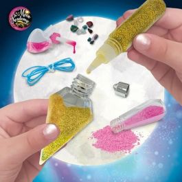 THE MOON ACADEMY LIS8008324110605 Cristales Mágicos - Kit Creativo con Purpurina, Piedras y Bases para Niños
