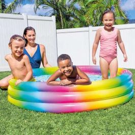 Piscina hinchable 3 aros multicolor (capacidad 330 litros) (+ 2 años) 147x33 cm