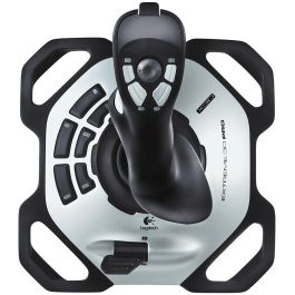Logitech Extreme 3D Pro S Joystick de 12 Botones USB, Manija Giratoria para Control de Alta Precisión, PC y Mac
