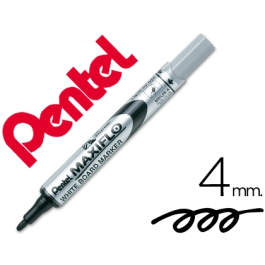 Pentel Marcador Pizarra Blanca Maxiflo MWL-5S Negro Caja 12 Unidades Precio: 21.49999995. SKU: S8414977