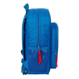 Mochila junior adapt.carro superman 32x38x12 cm