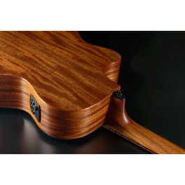 LAG Guitarra Acústica Electroacústica Dreadnought A/E Cutaway Edición Limitada Red Burst