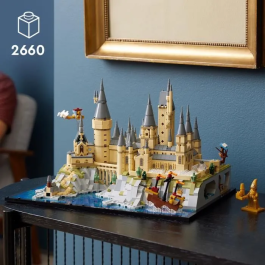 Lego Harry Potter 76419 Castillo y terrenos de Hogwarts, Edificio Modelo para Adultos, Lugares Icónicos