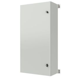 Lanview Armario Mural Rack IP65 con Placa de Montaje y Protección Agua/Polvo, 600x1200x300mm - Blanco RAL7035 Exterior