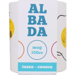 Inde Mug Albada 350 cc - Taza de cerámica 8 cm Ancho x 9,4 cm Alto x 12 cm Largo (48 Unidades)