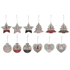 Decoracion Colgante Navidad Tradicional DKD Home Decor Rosa Rojo 1.5 x 9 x 23 cm Set de 6 (4 Unidades) Decoracion Colgante Navidad Tradicional DKD Home Decor Rosa Rojo 1.5 x 9 x 23 cm Set de 6 (4 Unidades)