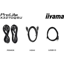 Iiyama X3270QSU-B1 Monitor PC 31.5 pulgadas QHD (2560x1440) IPS 100Hz 3ms, Hub USB, HDMI, DP, Altavoces, VESA Negro Iiyama X3270QSU-B1 Monitor PC 31.5 pulgadas QHD (2560x1440) IPS 100Hz 3ms, Hub USB, HDMI, DP, Altavoces, VESA Negro