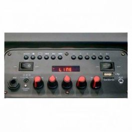 Altavoces PC FONESTAR BOX-35LED Negro Ambar