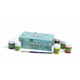La Pajarita Kit Surtido Pintura para Tela 25 mL -6 Colores con Pincel -6U- Precio: 12.89000053. SKU: S8412322