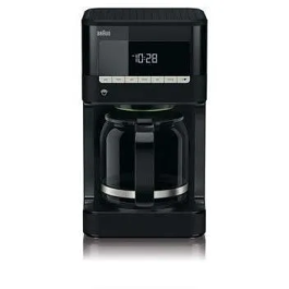 Braun Cafetiere KF7020 Cafetera Negra Programable con Parada Automática para 12 Tazas