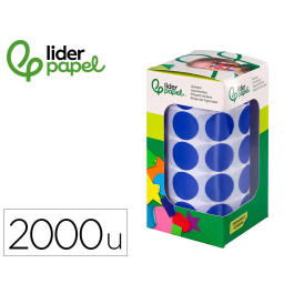 Liderpapel Gomets Autoadhesivos Círculos 20 mm Azul Rollo 2000 Unidades Precio: 2.50000036. SKU: B1CGWHKLWZ