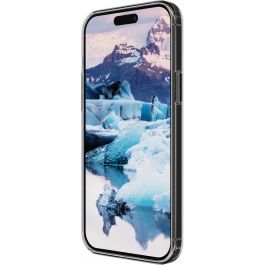 dbramante1928 Greenland iPhone 15 Clear - Funda Protectora Reciclada y Reciclable con Protección contra Impactos