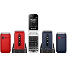 Teléfono Móvil para Mayores Sunstech CELT18RD Rojo 2,4"