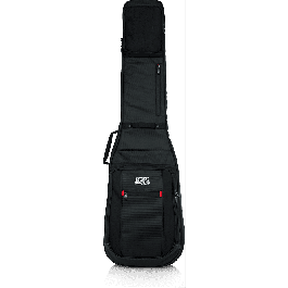 GATOR Softcase Pro Go para Bajo Eléctrico Negro, Gigbag de Nylon y Vellón con Dimensiones de 132x39x14.5 cm