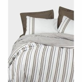 Juego de Cama Marrón 100% Algodón con 1 Funda Nórdica 220x240 cm y 2 Fundas Almohada 60x60 cm ASI8684283036028