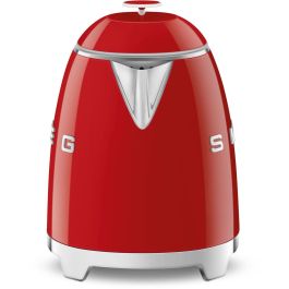 Smeg KLF05RDEU Mini Tetera Eléctrica 0.8L 1400W Rojo Acero Inoxidable, Hervidor de Agua Filtrado