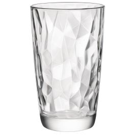 Bormioli Rocco Vaso Alto Diamond de Vidrio 47 cL con Relieve, Fabricado en Italia, Apto Lavavajillas, Set de 6 Unidades Precio: 9.78999989. SKU: S2708762