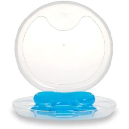 Nuby NUB0048526925643 Anillo de dentición Teethe-eez de Silicona para bebés a partir de 3 meses, Azul