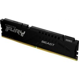 Kingston FURY Beast Módulo de Memoria DDR5 16GB (1x16GB) 6400MT/s CL32 Negro - KF564C32BB-16 Kingston FURY Beast Módulo de Memoria DDR5 16GB (1x16GB) 6400MT/s CL32 Negro - KF564C32BB-16