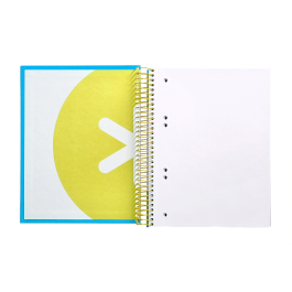 Antartik Cuaderno Espiral A5 Micro Tapa Forrada 120 Hojas 90g Liso Azul