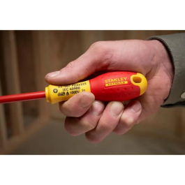 Stanley FMHT0-62649 Juego de 2 Destornilladores Aislados 1000V PZ1x100 + PZ2x125 Bloques de Terminales