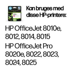 HP 912XL Cartucho de Tinta Original Alto Rendimiento Magenta, Calidad Profesional y Colores Vibrantes