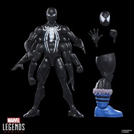 Hasbro Marvel Legends Series Figura Spider-Man Dark Avengers Articulada 15cm con Pieza para Armar