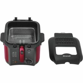 Brandt FRI25R Freidora eléctrica Depósito fijo, 2,5 L aceite, para 1kg patatas fritas, Ventana de control, Rojo/Negro Precio: 56.78999964. SKU: B16M5QHAPE