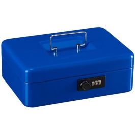 Burg Wachter BUR40034482107027 Caja para Monedas Money Code 5025 con Apertura por Código Acero Azul