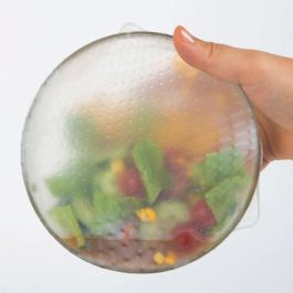 Cook Concept Juego de 3 Tapas de Silicona Estirables para Recipientes, Reutilizables, 3 Tamaños (22, 26, 30 cm)