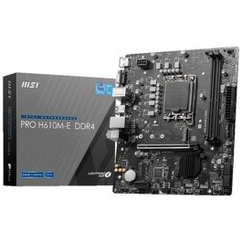 Placa Base MSI PRO H610M-E DDR4 H610 LGA 1700 DDR4 mATX Precio: 90.49999948. SKU: S5622611