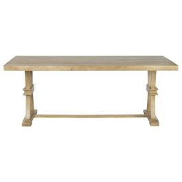 Mesa de Comedor Home ESPRIT Natural Madera Madera de mango