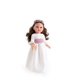 Muñeca comunión bella morena, con diadema y pendientes 45 cm Muñeca comunión bella morena, con diadema y pendientes 45 cm