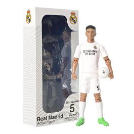 Banbo Toys 83613 Figura articulada de fútbol Bellingham Real Madrid, réplica coleccionable de PVC 20 cm