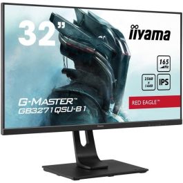Pantalla de jugador de PC - IIYAMA G-Master Red Eagle - 31.5 WQHD - Panel IPS - 1 ms - 165 Hz - HDMI / DisplayPort / USB 3.0 - AMD FreeSync