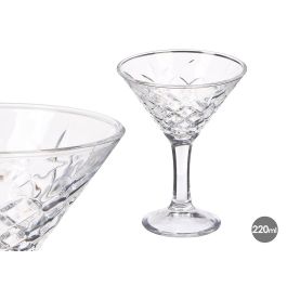 Vivalto Copa Troquelada Martini 220 ml Vidrio Transparente 11x7x14 cm (Set de 24) Precio: 38.59000002. SKU: B1FEM93SWF
