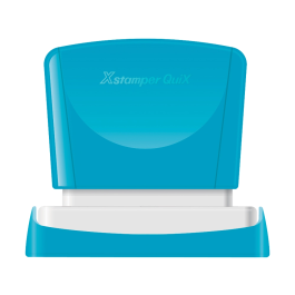 X'stamper Sello Quix Personalizable Q-13 Color Rojo Medidas 13x49 mm Sello Preentintado