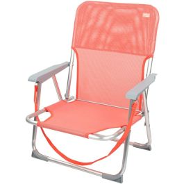 Silla Plegable Aktive Flamingo Coral 44 x 72 x 35 cm (4 Unidades)