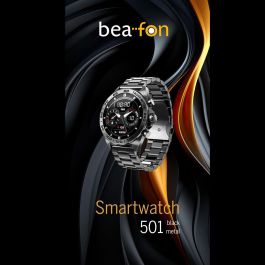 Smartwatch beafon WATCH 501 1,43" Acero Negro mate