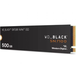 Western Digital WDS500G4X0E Disco SSD WD Black SN7100 500GB M.2 2280 PCIe Gen4 NVMe hasta 6800 MB/s para Gaming