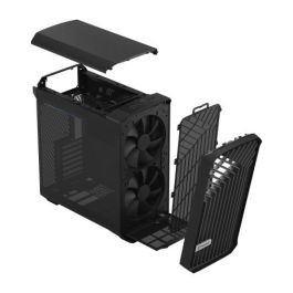 Fractal Design Torrent Compact Negro - Carcasa PC ATX, Micro-ATX, Mini-ITX con Ventiladores 180mm, FD-C-TOR1C-01