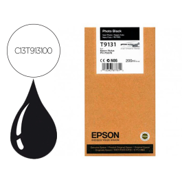 EPSON T9131 Photo Black Ink Cartridge (200ml) para SC-P5000 Precio: 101.50000058. SKU: B1CPALWRN6