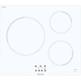 Hob de inducción de Brandt -ti364w - 3 luces - 14 cm Hob de inducción de Brandt -ti364w - 3 luces - 14 cm