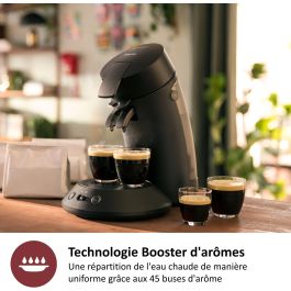 Philips Cafetera Capsulas Senseo Original Plus 0,7L Negra
