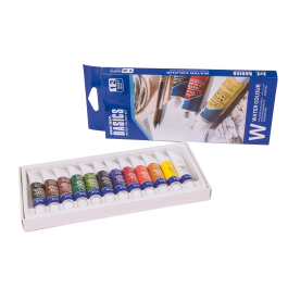 Artist Acuarela Caja Carton 12 Colores Surtidos Tubos 12 ml
