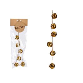 Tira Cascabel Oro Brillante Navidad 3 cm - Krist+ (48 Unidades) Precio: 78.49999993. SKU: B1HVHS9ZHD