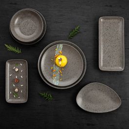 Plato Hondo Porcelana Oxide Ariane 21 cm (6 Unidades)