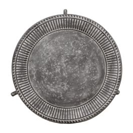 Mesita Gris Metal 36 X 36 X 61 cm