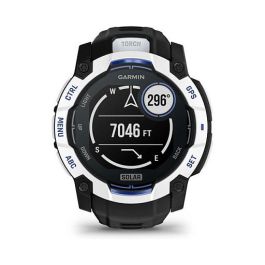 Garmin Instinct 3 Solar GPS Reloj Inteligente para Deporte 50mm Blanco Unisex con Carga Solar y GPS
